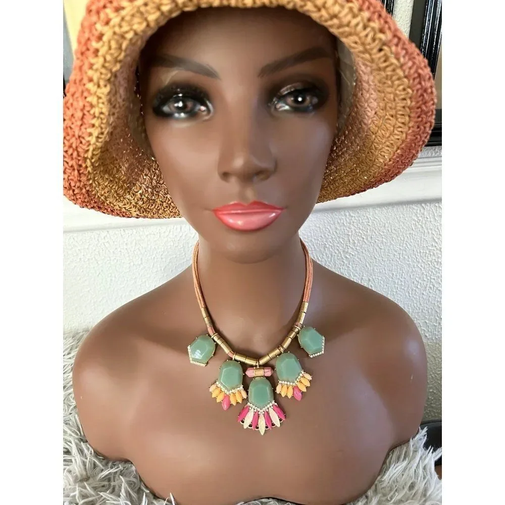 Jcrew Mint Green/Corded Necklace‎